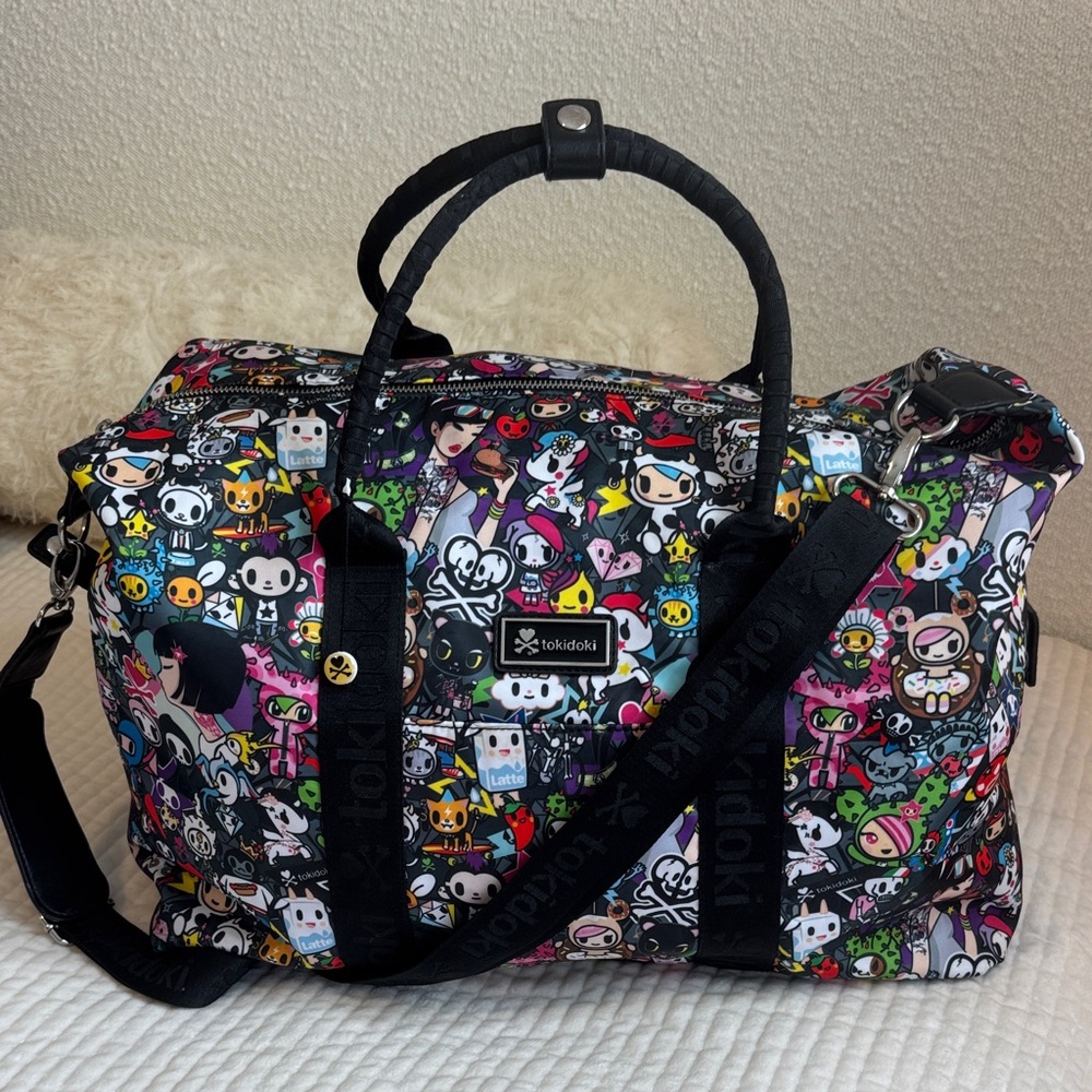 Tokidoki Colorful Character Duffle Bag